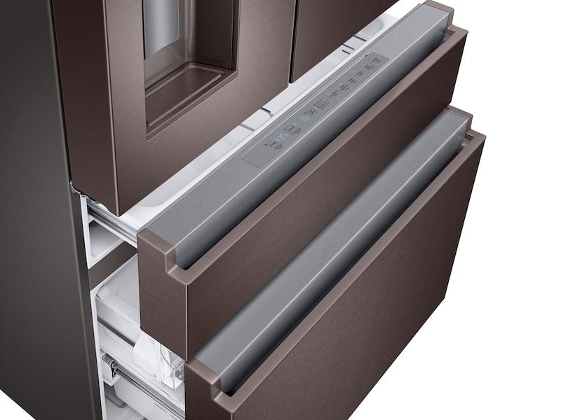 23 cu. ft. Counter Depth 4-Door French Door Refrigerator in Tuscan Stainless Steel