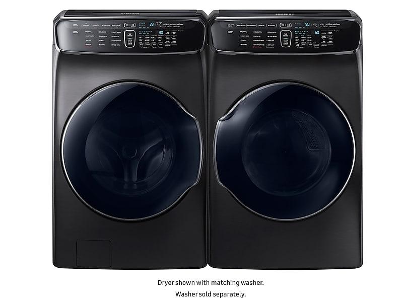 7.5 cu. ft. Smart Gas Dryer with FlexDry™ in Black Stainless Steel