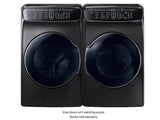 7.5 cu. ft. Smart Gas Dryer with FlexDry™ in Black Stainless Steel