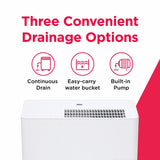 50 Pint Built-In Pump Dehumidifier