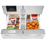 36-inch Wide Double Drawer French Door Refrigerator with Dual Cooling System - 26 cu. ft.