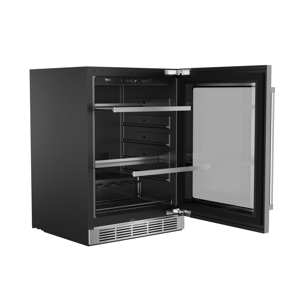 Thor Kitchen 24 Inch Professional Indoor Undercounter Beverage Cooler - Model Tbr24us