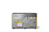 60"W. Sealed Burner Gas Range (Finish: Daffodil, Trim: Polished Chrome, Fuel: Natural Gas)