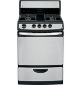 GE® 24" Standard Clean Free-Standing Gas Range