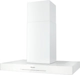 DA 6698 D Puristic Version 6000 - Island d(eback)cor hood with energy-efficient LED lighting and touch controls for simple operation.