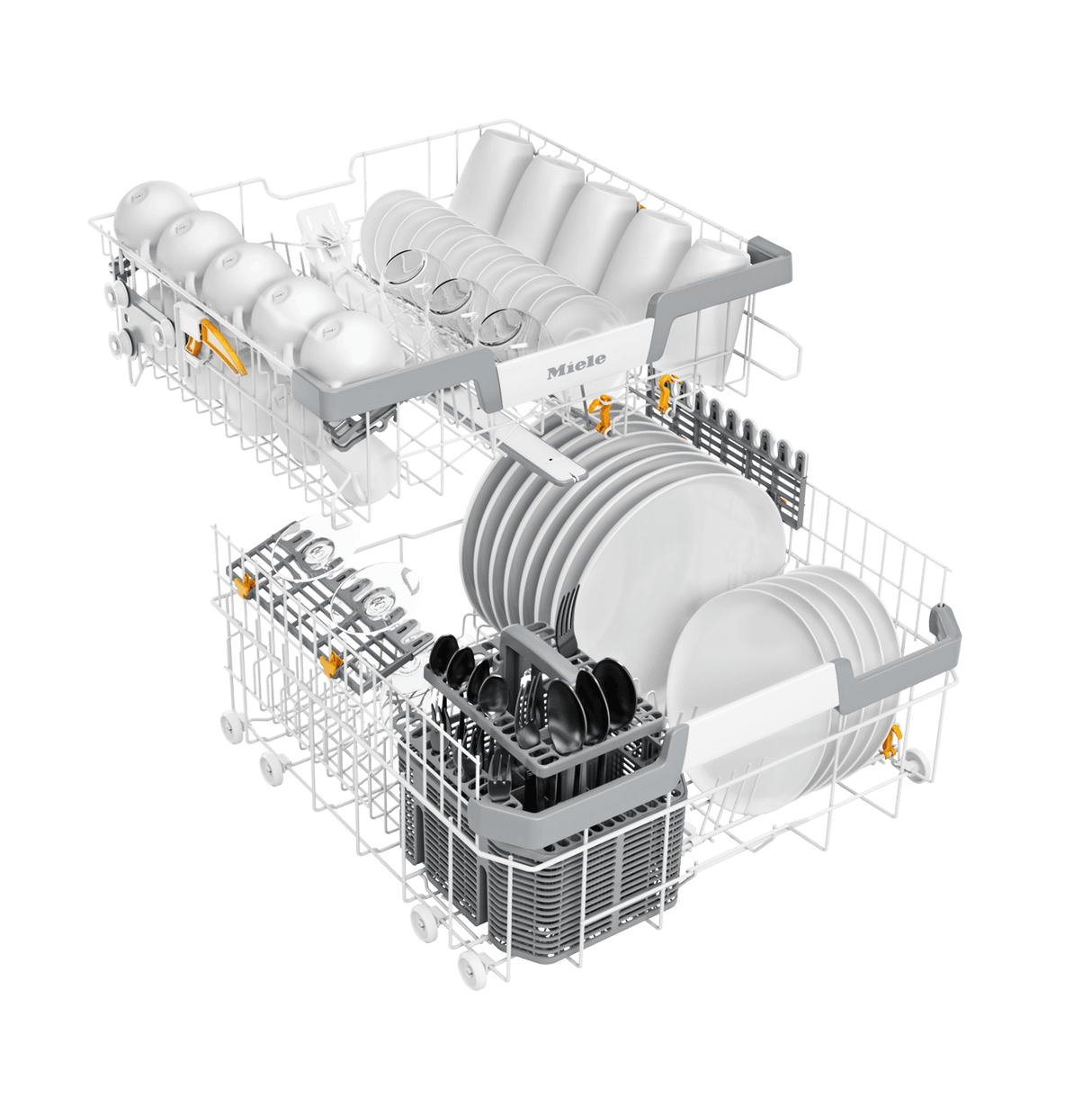 PFD 101 U Stainless steel - Built-under dishwasher, ADA compliant, for large loads of dishware in households, offices and utility areas.