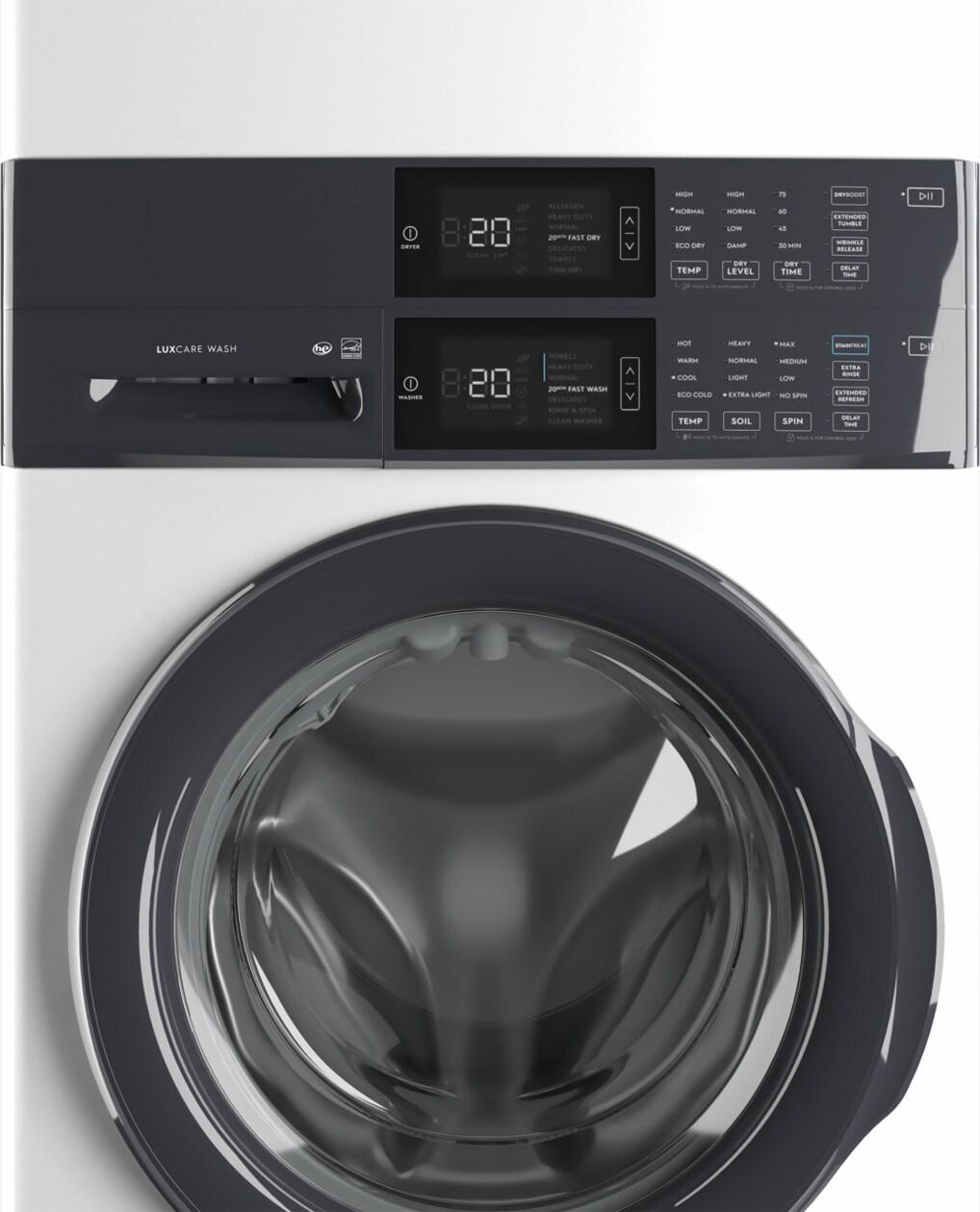 Laundry Tower Single Unit Front Load 4.4 Cu. Ft. Washer & 8 Cu. Ft. Gas Dryer
