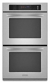 Double Oven 30" Width 4.3 cu. ft. Capacity Even-Heat™ True Convection System in Upper and Lower Oven Architect® Series II