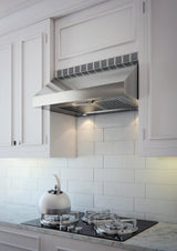 30" CCC 600/395 CFM Italian Made Pro Hood Range Hood Stainless