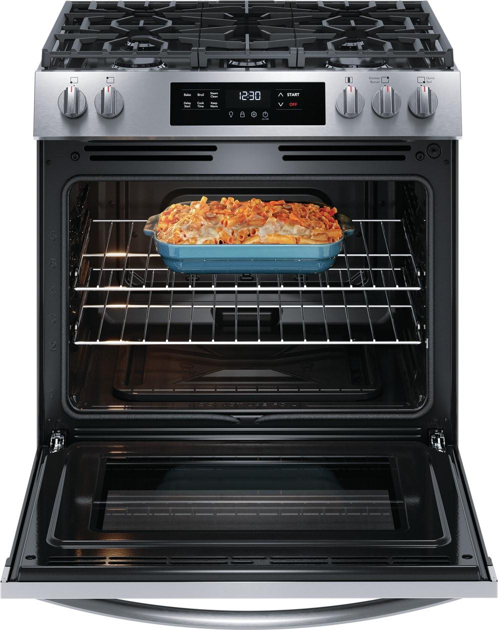 30" Front Control Gas Range with Quick Boil