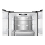 Verona VEBFD3620WIFS 36 inch French Door Counter-Depth Refrigerator with 20.2 cu. ft. Total Capacity, Internal Water Dispenser, Automatic Ice Maker in Stainless Steel