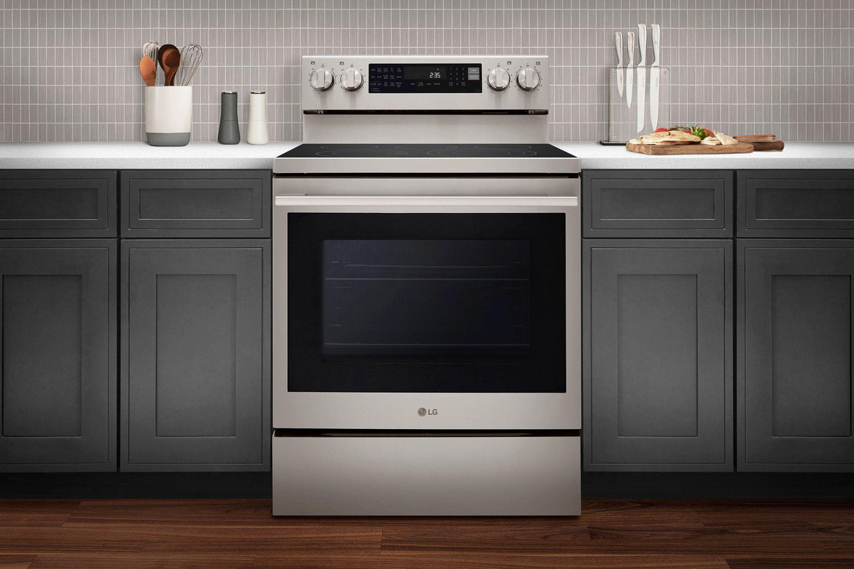 6.3 cu. ft. Smart Wi-Fi Enabled ProBake Convection® Electric Range with Air Fry & EasyClean®