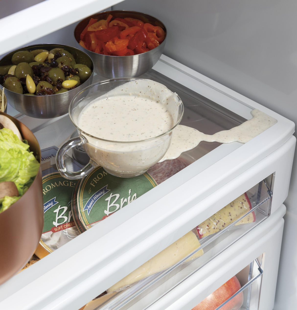 CAF(EBACK)™ 48" Smart Built-In Side-by-Side Refrigerator