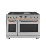 Café™ 48" Dual-Fuel Commercial-Style Range with 6 Burners and Griddle (Natural Gas)