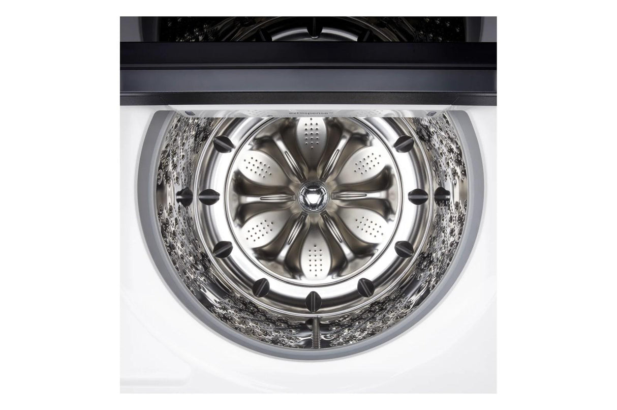 5.5 cu.ft. Mega Capacity Top Load Washer with TurboWash™ Washer with Steam, ezDipense, Wi-Fi Connectivity, White