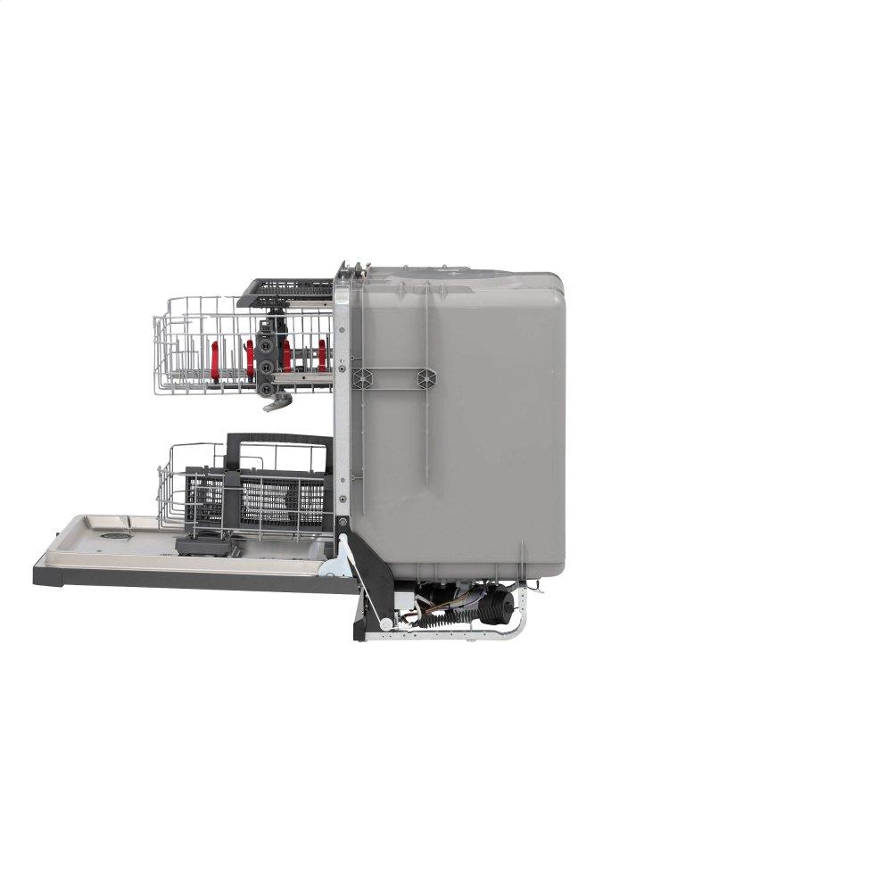 GE® Hybrid Stainless Steel Interior Dishwasher with Hidden Controls