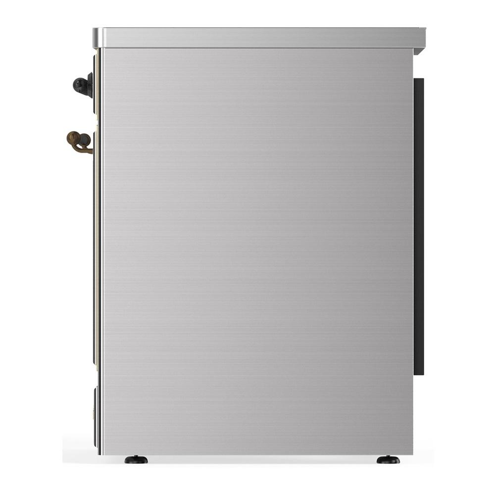 ILVE UMIB30QNR3SSB Majestic III 30 inch Induction Range with 4 Elements, 4 cu. ft. Oven Capacity (Solid Door, Stainless Steel, Burnished)