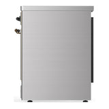 ILVE UMIB30QNR3SSB Majestic III 30 inch Induction Range with 4 Elements, 4 cu. ft. Oven Capacity (Solid Door, Stainless Steel, Burnished)