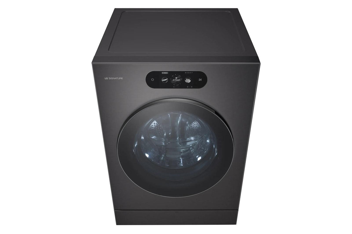 LG SIGNATURE 5.8 cu. ft. Mega Capacity Smart Front Load Washer with Built-In Intelligence, TurboWash® 360(degree), ezDispense® and Touch LCD Control