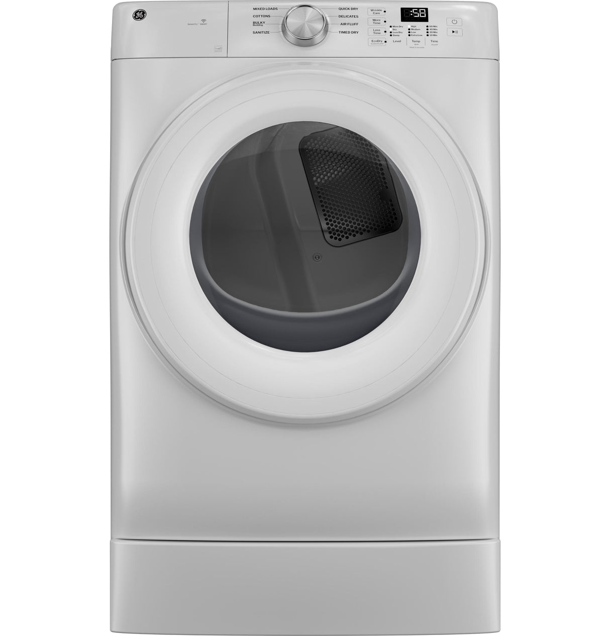 GE® ENERGY STAR® 7.8 cu. ft. Capacity Smart Front Load Electric Dryer