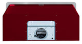 Majestic 60 Inch Burgundy Wall Mount Convertible Range Hood