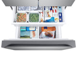 25 cu. ft. 33" 3-Door French Door Refrigerator with Dual Auto Ice Maker in Stainless Steel