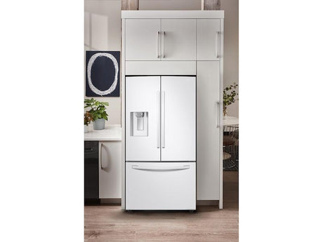23 cu. ft. 3-Door French Door, Counter Depth Refrigerator with CoolSelect Pantry™ in White