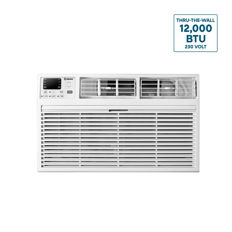 Element Through-the-Wall 12,000 BTU, 230V Air Conditioner - White (ETTW12EV)