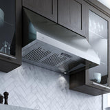 600 CFM 30" Wall Mount Italian Made Pro Hood Stainless