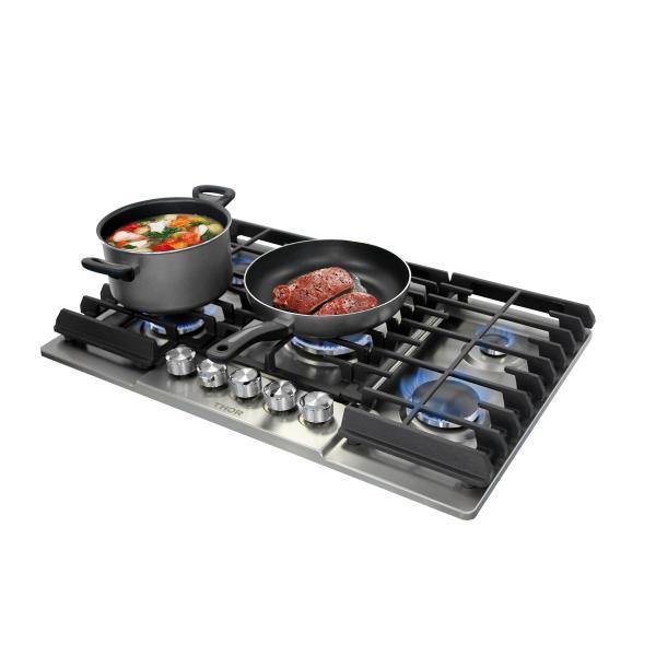 Thor Kitchen - 30 in. Gas Cooktop in Stainless Steel with 5 Burners