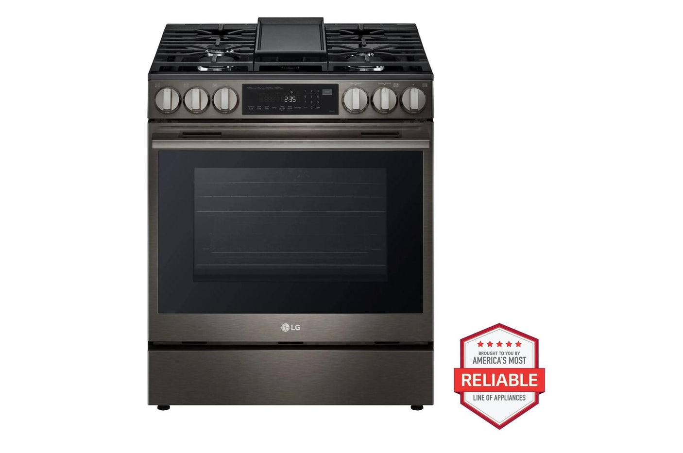 6.3 cu ft. Smart Gas Slide-In Range with ProBake Convection® InstaView®, and Air Fry