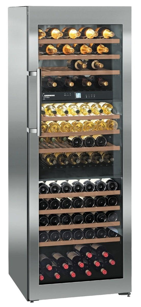 Multi-temperature wine fridge