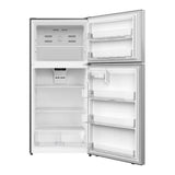 Verona VEFTF3018RSL 30 inch Top Freezer Refrigerator with 18.1 cu. ft. Total Capacity, LED Lighting, Reversible Doors, Gallon Door Storage, Recessed Handle, Energy Star (Stainless Steel Look)