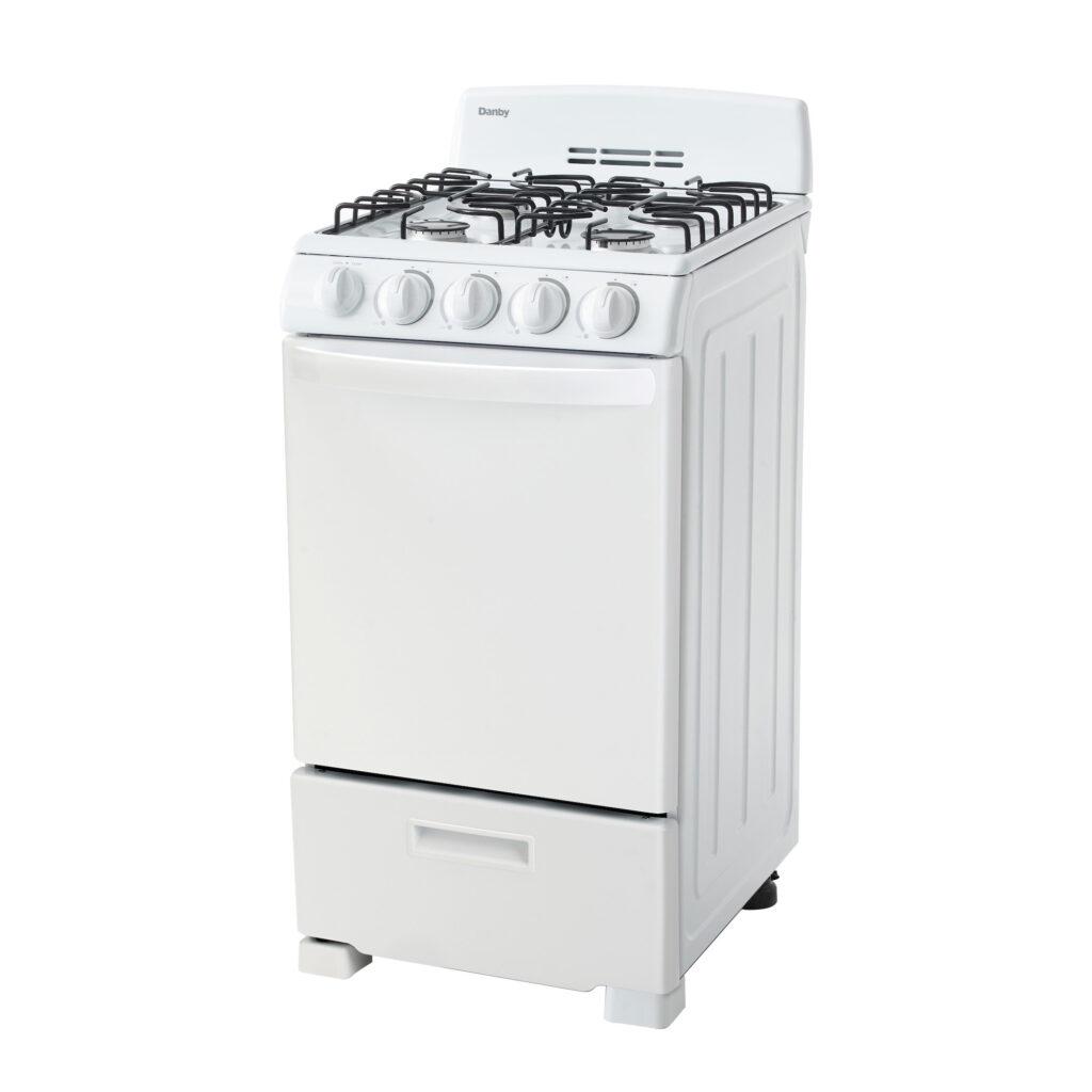Danby 20" Wide Gas Range in White