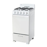 Danby 20" Wide Gas Range in White