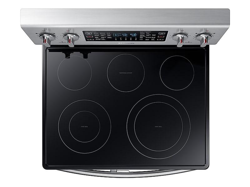 5.9 cu ft. Smart Freestanding Electric Range with Flex Duo™ & Dual Door in Stainless Steel