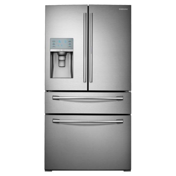 36" Wide, 30 cu. ft. Capacity 4-Door French Door Food ShowCase Refrigerator (Stainless Steel)