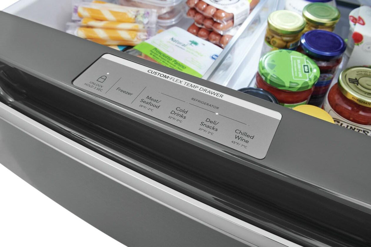 22 Cu. Ft. Counter-Depth 4-Door French Door Refrigerator