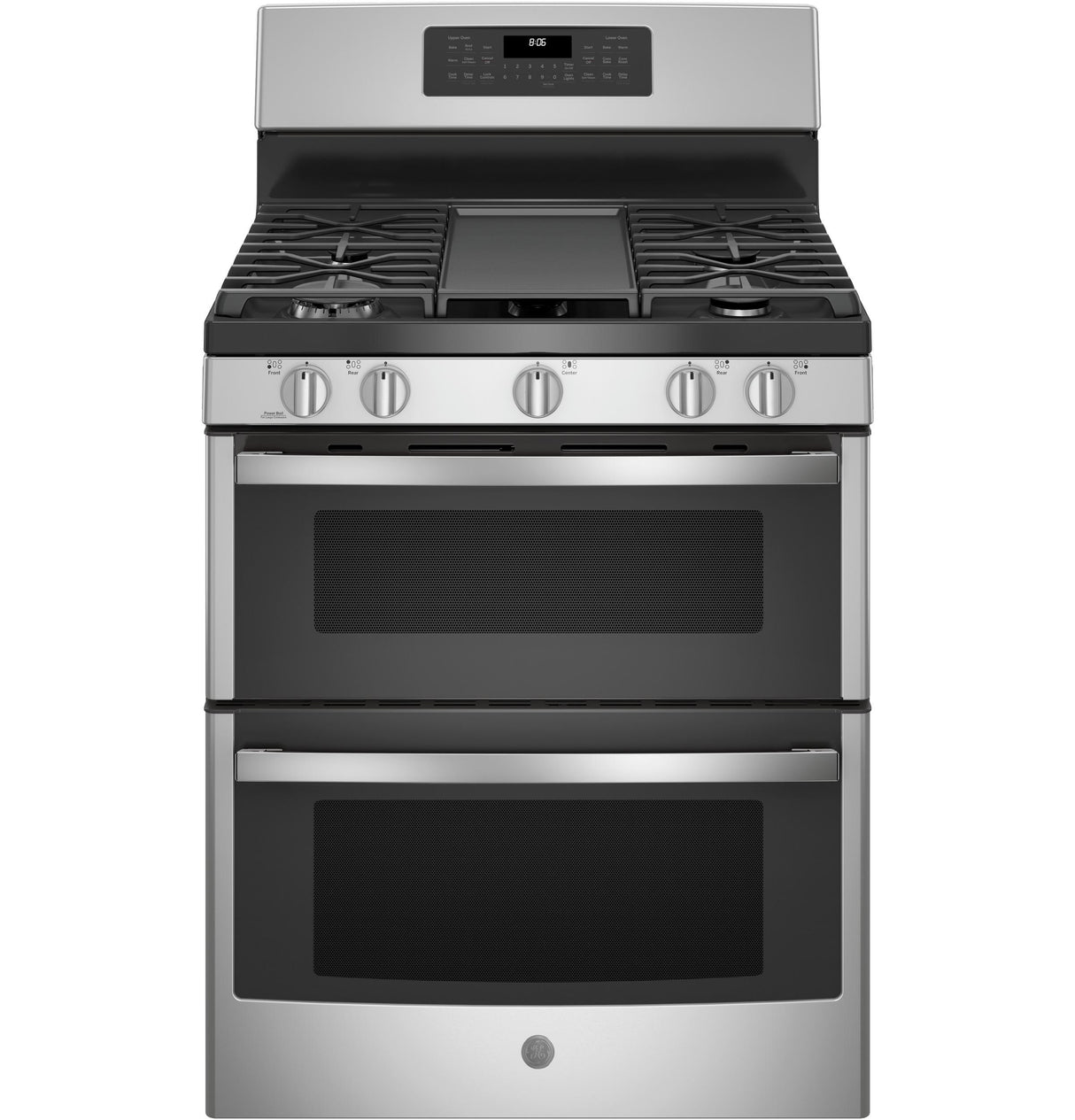 GE® 30" Free-Standing Gas Double Oven Convection Range