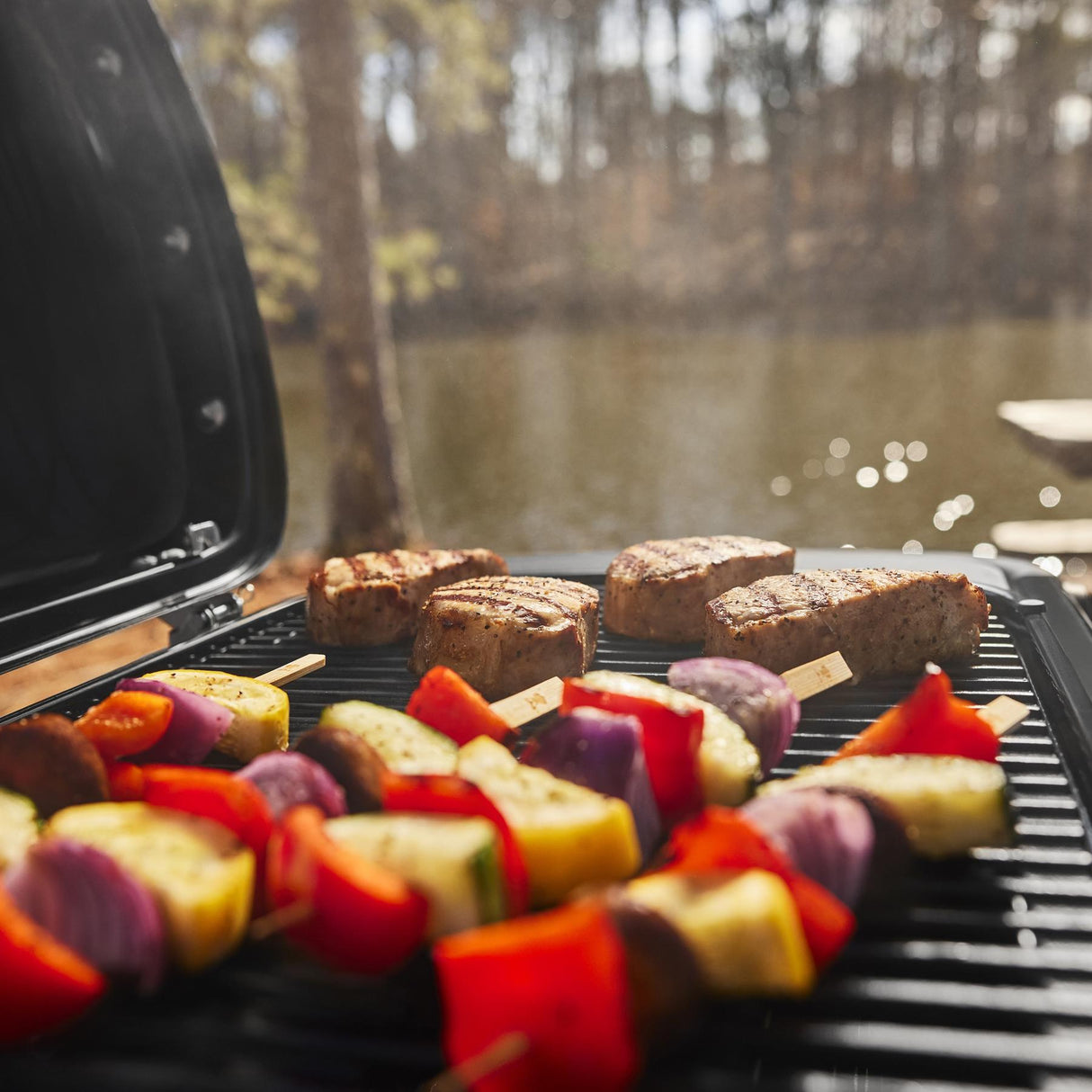 Weber Traveler® Compact Portable Gas Grill - Black