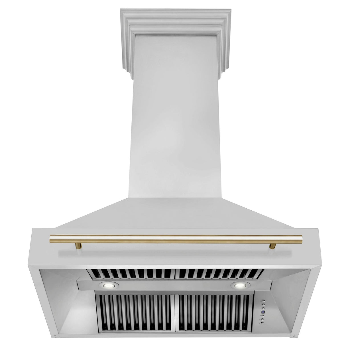 36 in. ZLINE Autograph Edition Stainless Steel Range Hood with Stainless Steel Shell and Handle (8654STZ-36) [Color: Matte Black]