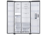 Bespoke Side-by-Side 28 cu. ft. Refrigerator with Beverage Center™ in White Glass