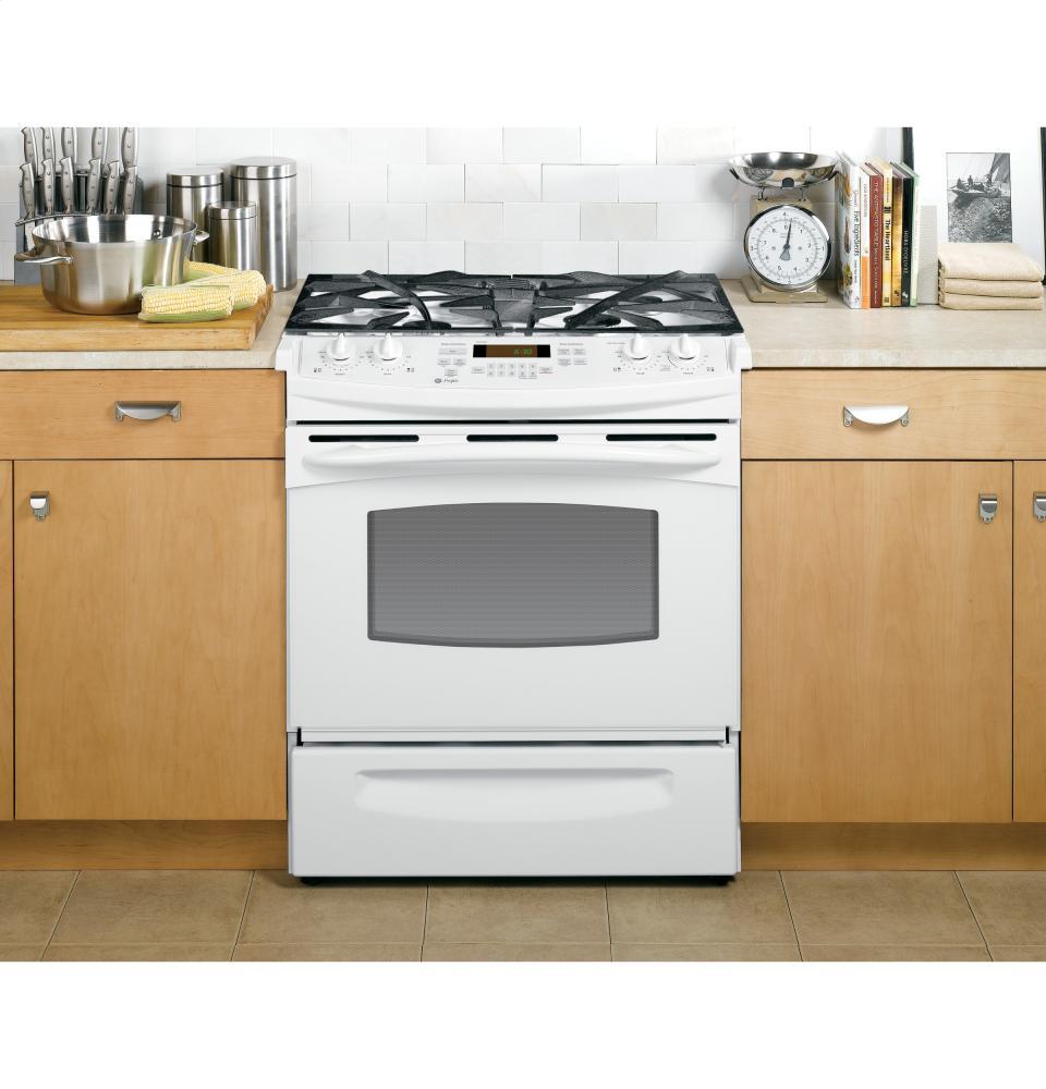 GE Profile Series 30" Slide-In Gas Range