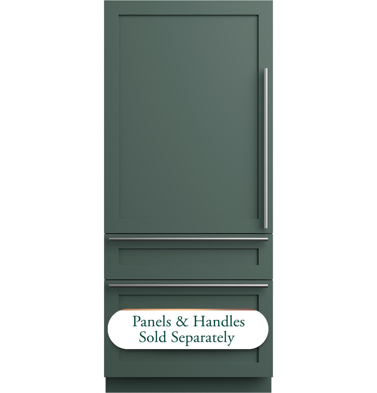 CAFE™ 36" Panel-Ready Integrated Bottom-Freezer Refrigerator - Left Swing