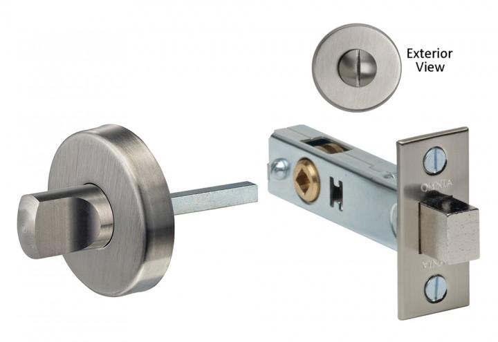 Modern Privacy Bolt Set - Stainless Steel