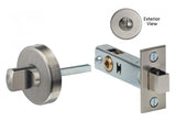 Modern Privacy Bolt Set - Stainless Steel