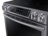 5.8 cu ft. Smart Slide-in Induction Range with Virtual Flame™ in Black Stainless Steel
