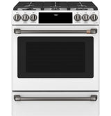 Café™ 30" Smart Slide-In, Front-Control, Dual-Fuel Range with Warming Drawer