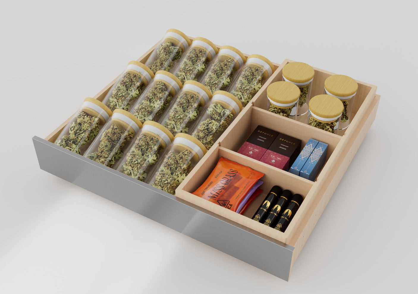 Wine and Weed 24" Panel Ready Glass RH