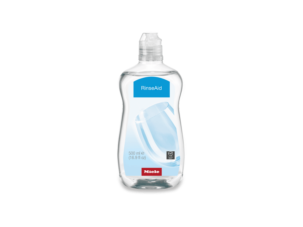 RinseAid - 500 mL - for best drying and gentle treatment in Miele dishwashers.